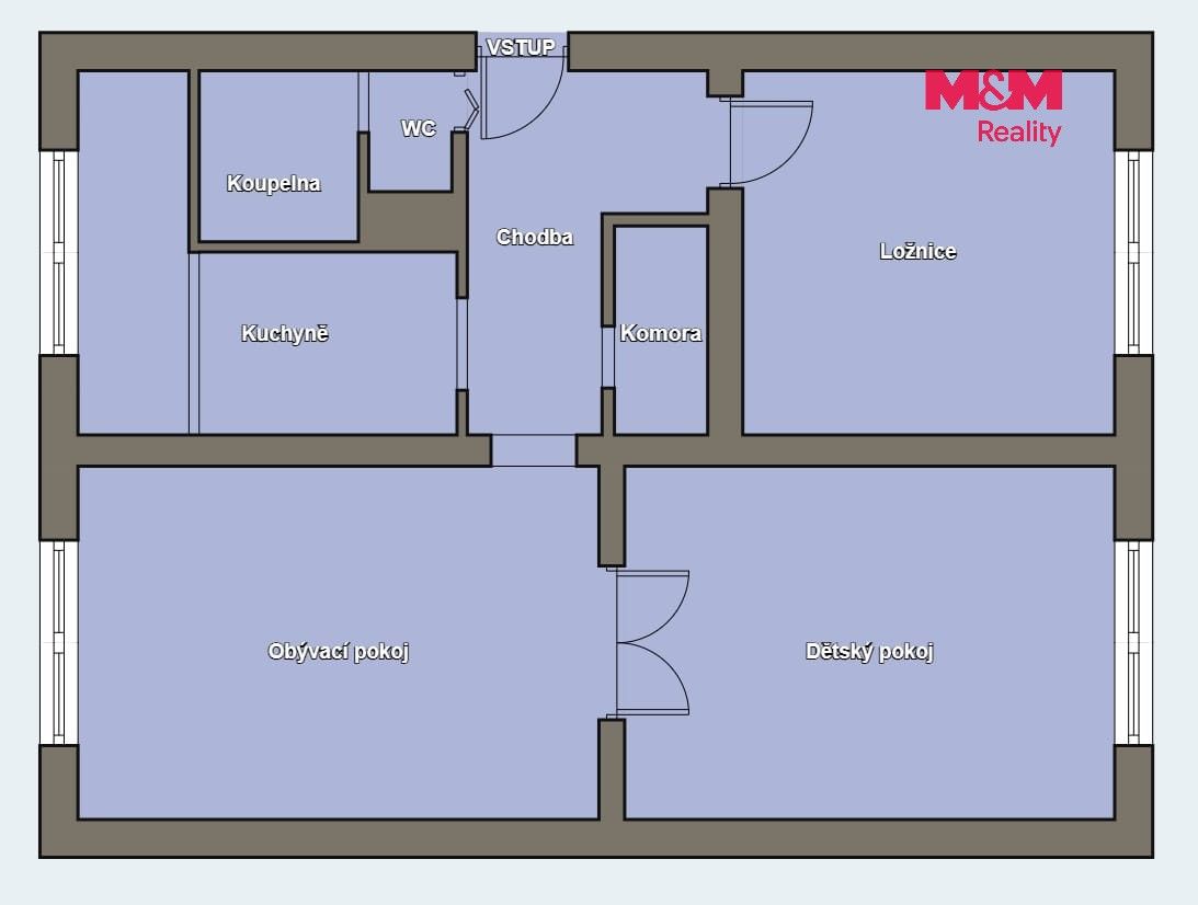 Byt 3+1 · 64 m² · Školní, Klášterec nad Ohří - 4