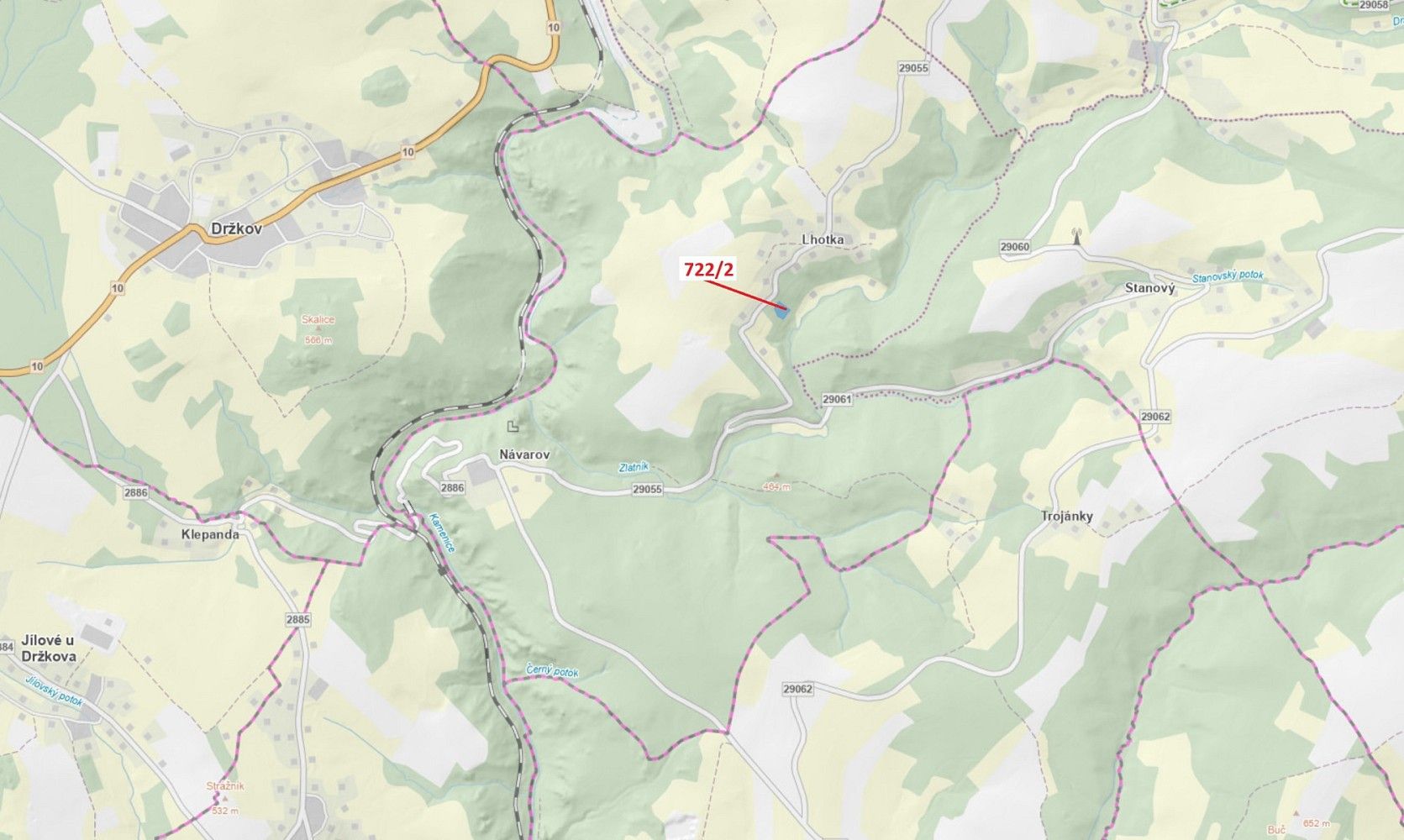 Les, 2 620 m²