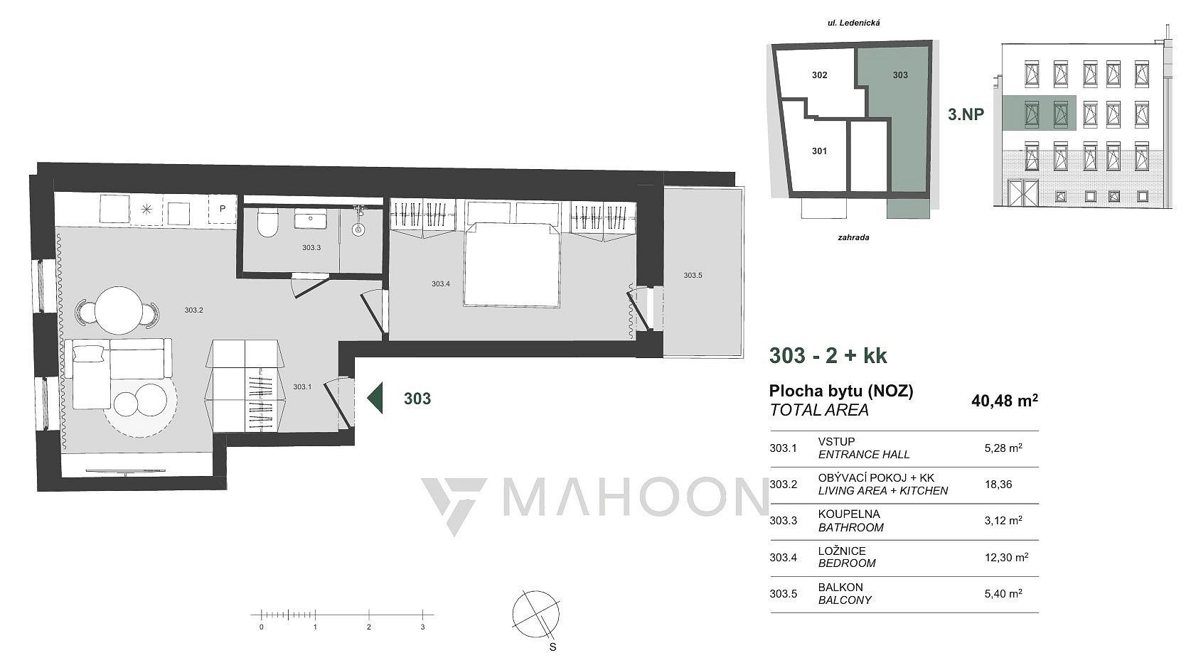 Prodej byt 2+kk - České Budějovice - České Budějovice 5, Jihočeský kraj, 41 m² - 5