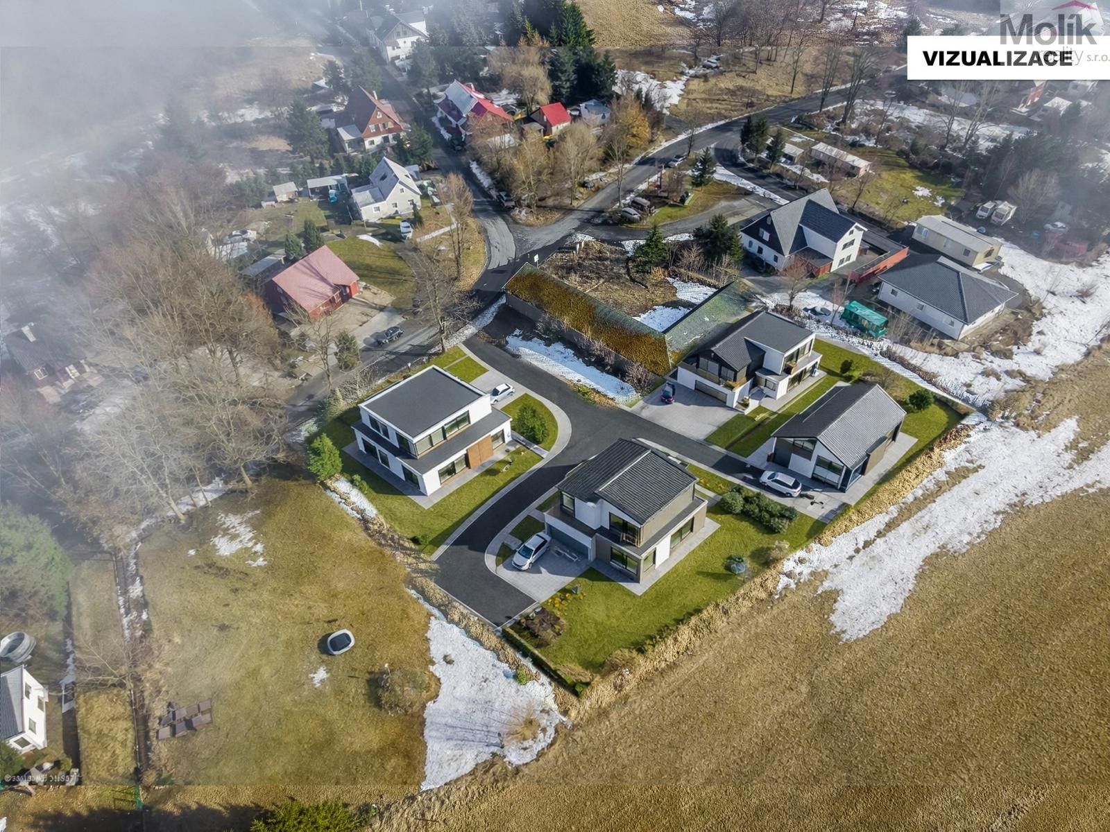 Pozemky pro bydlení, Mníšek, Nová Ves v Horách, 2 627 m²