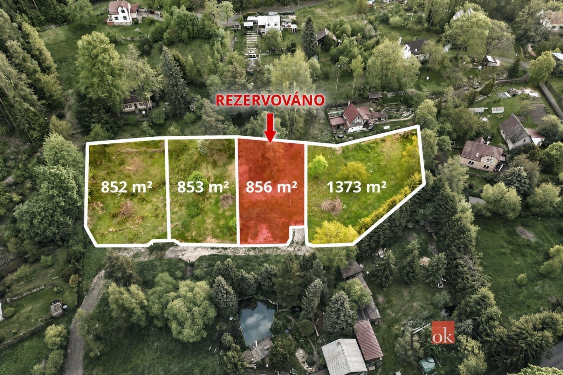 Pozemek pro bydlení, 852 m²
