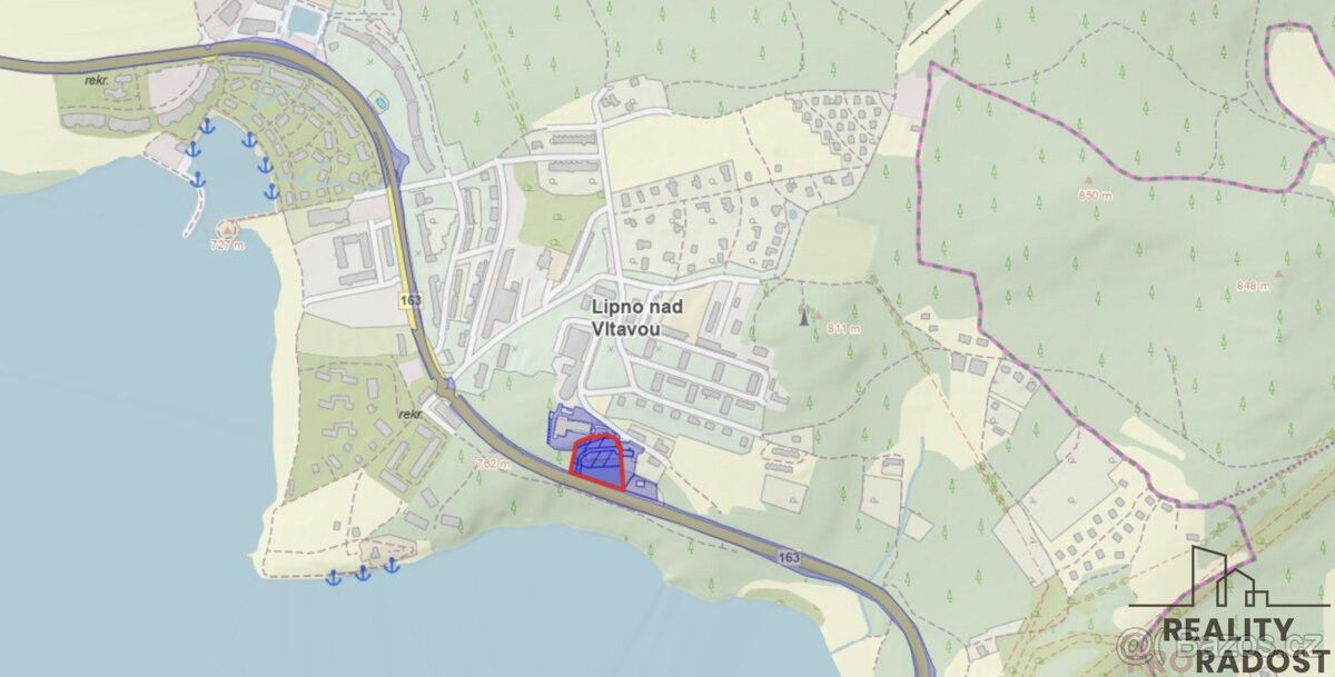 Prodej pozemek pro bydlení - Lipno nad Vltavou, 382 78