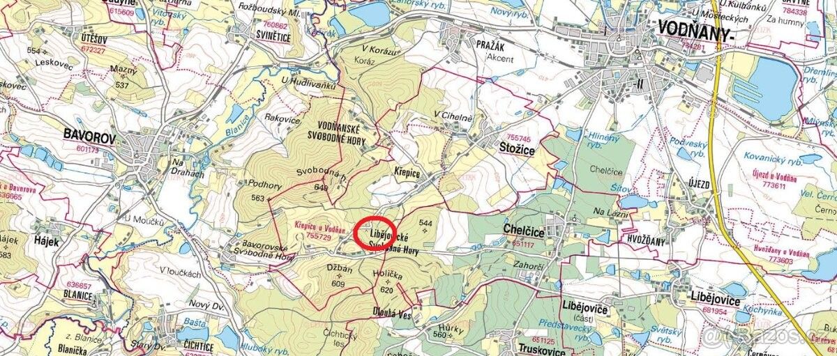 Pozemky pro bydlení, Vodňany, 389 01 - 1