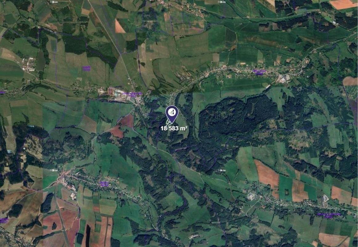 Zemědělské pozemky, Čistá u Horek, 18 583 m² - 2