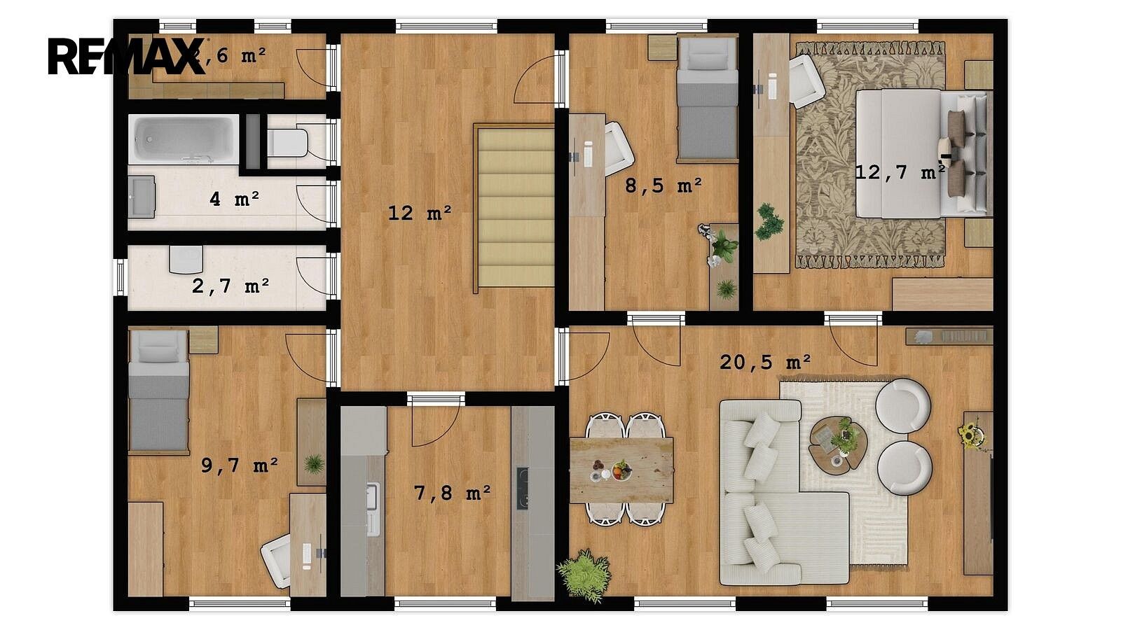Byt 4+1 · 89 m² · Rudník, okres Trutnov - 3