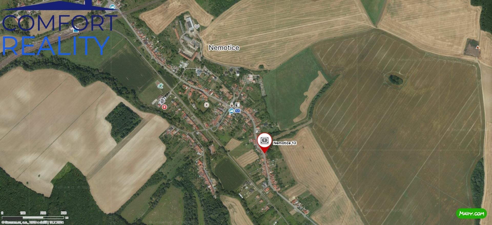 Pronájem rodinný dům - Nemotice, 39 m²