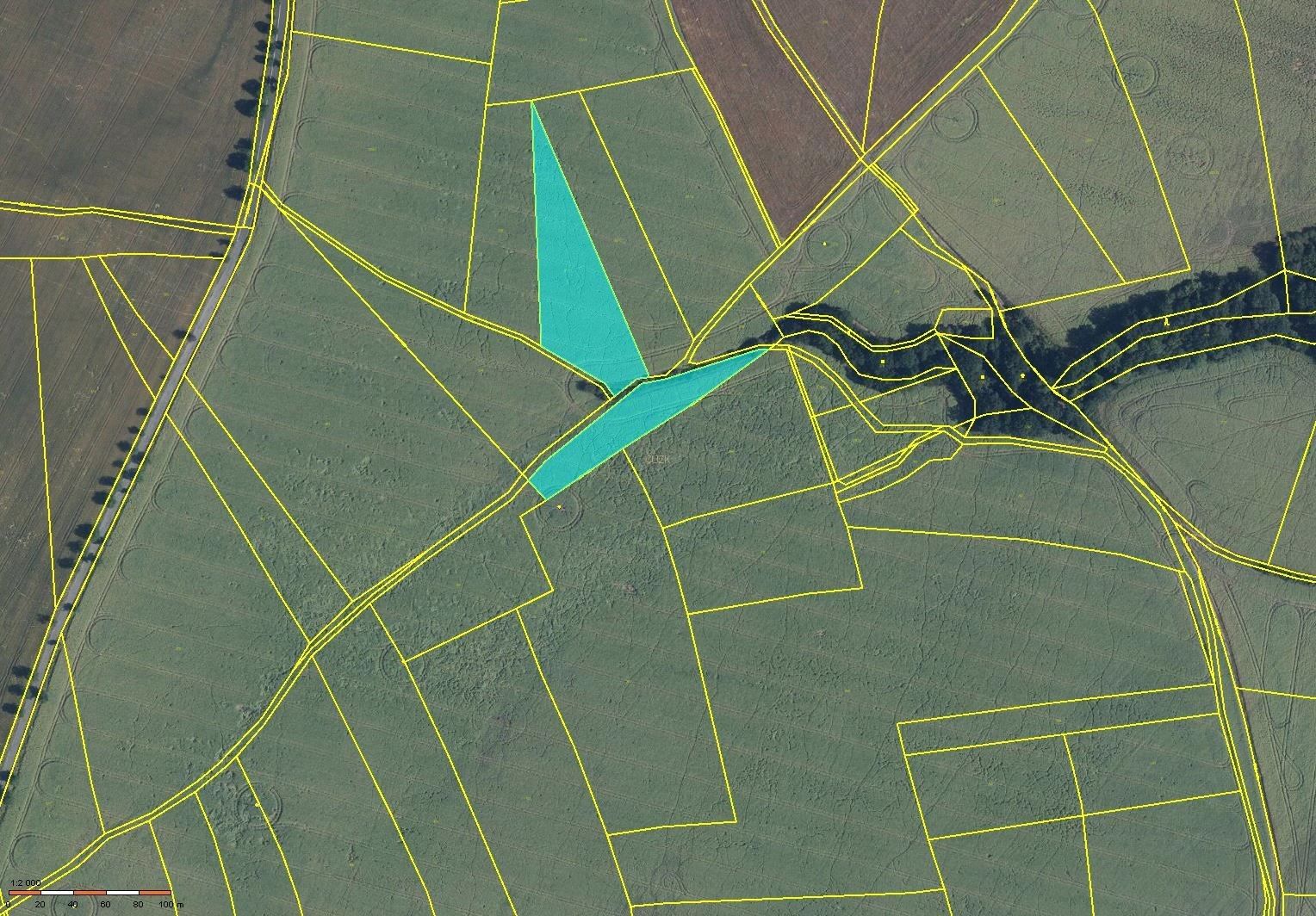 Zemědělské pozemky, Bratřínov, 69 285 m² - 2