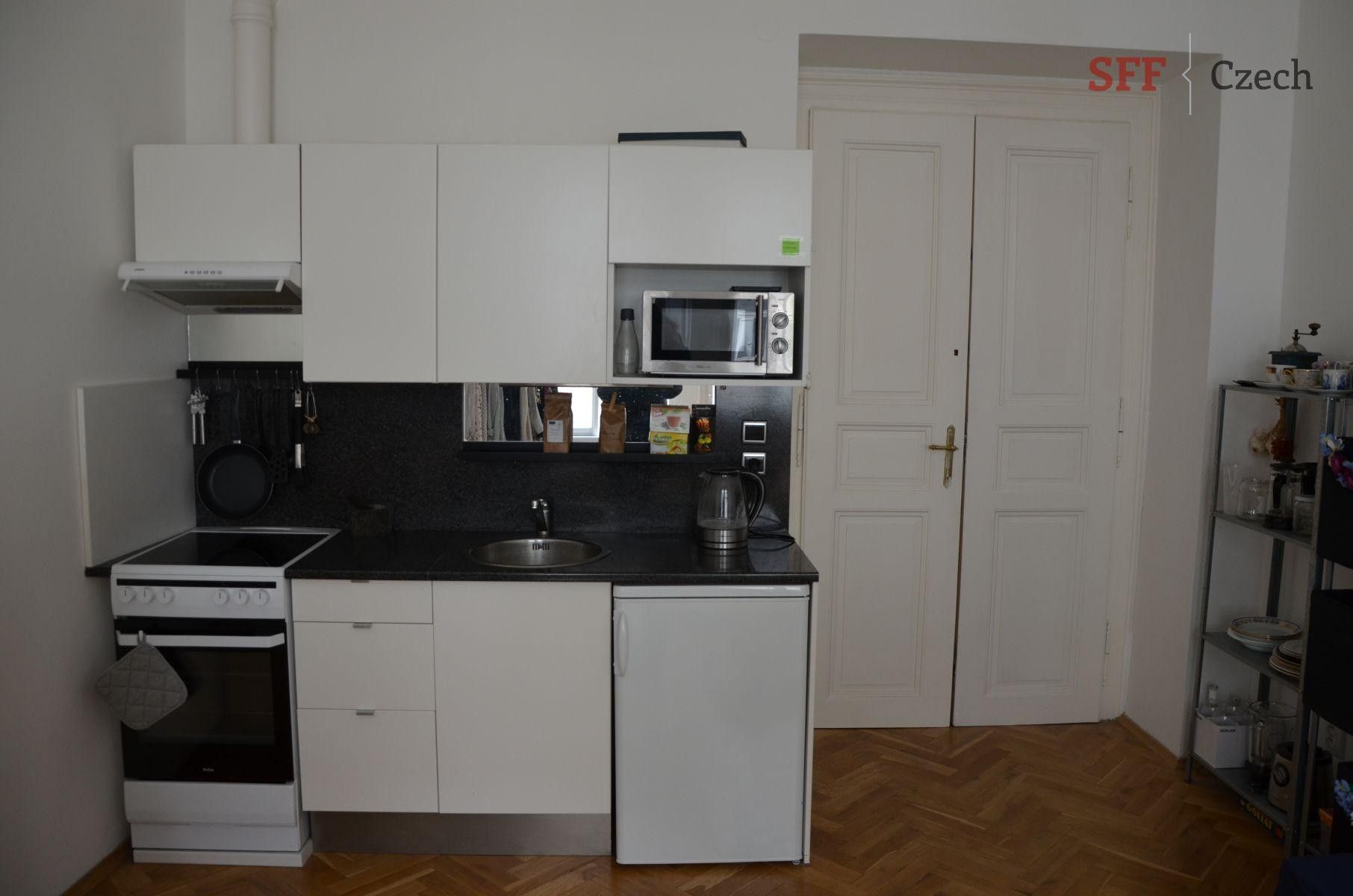Pronájem byt 1+kk - Koubkova, Praha, 29 m²