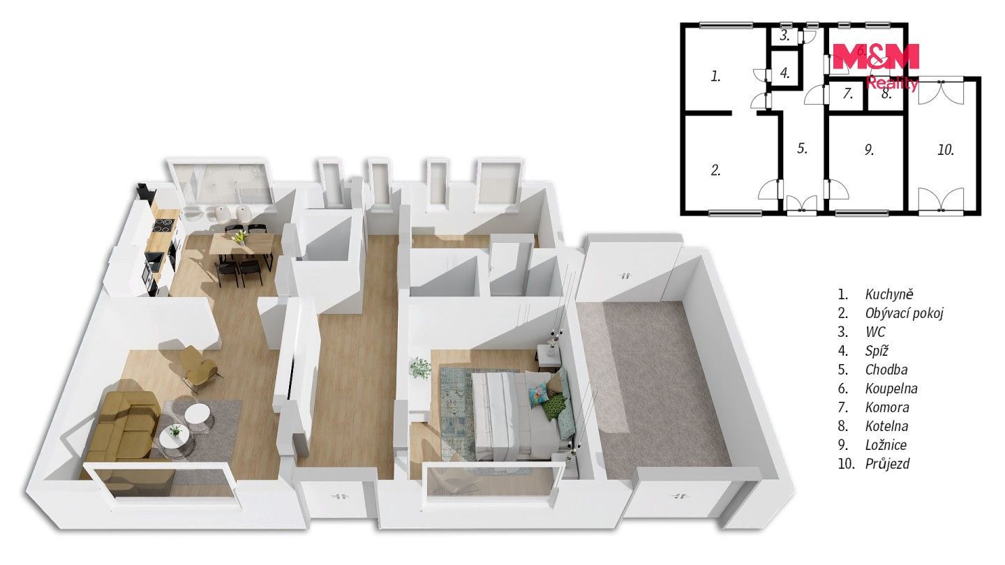 Rodinný dům · 81 m² · Na Ženichově, Libáň - 3