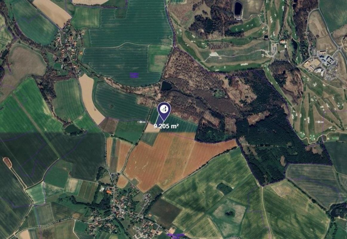 Prodej zemědělský pozemek - Křížkový Újezdec, 9 205 m²