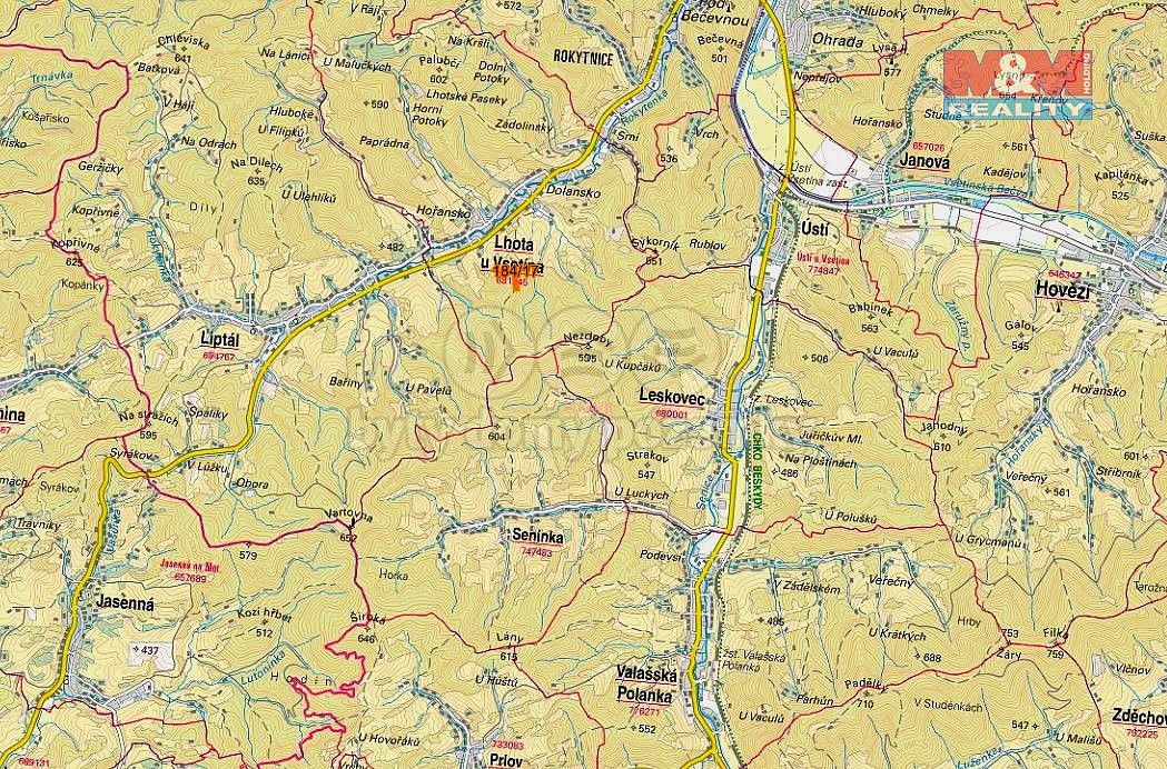 Prodej les - Lhota u Vsetína, okres Vsetín, Zlínský kraj - 5