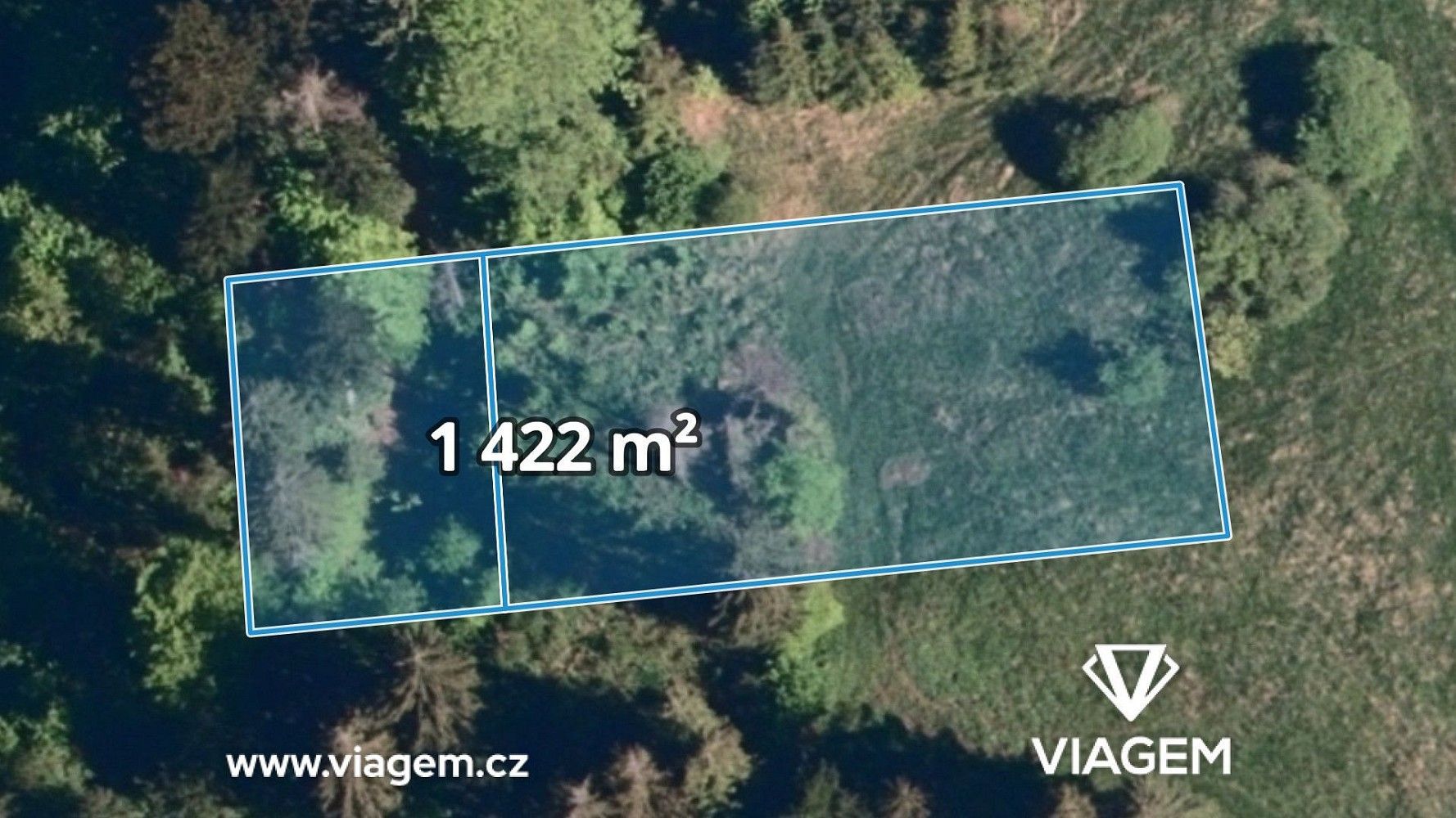 Zemědělský pozemek, 1 422 m²