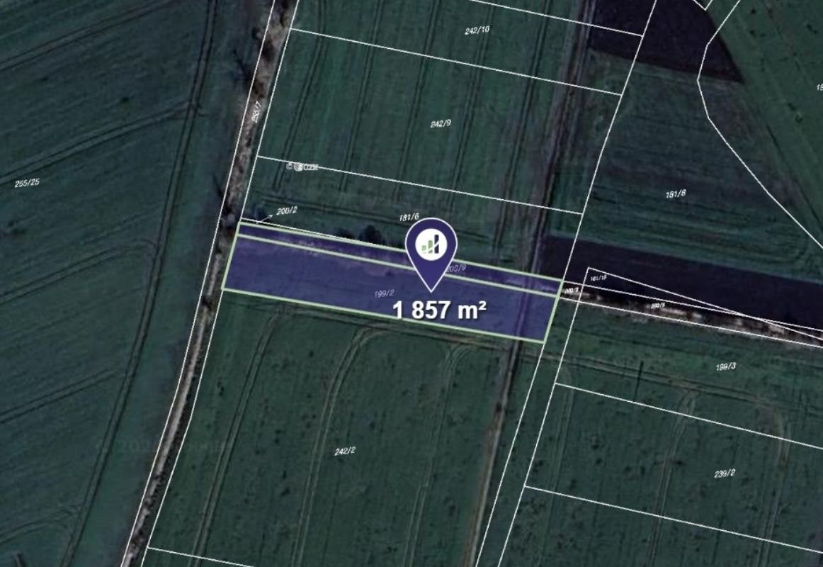 Zemědělské pozemky, Okřínek, 1 857 m²