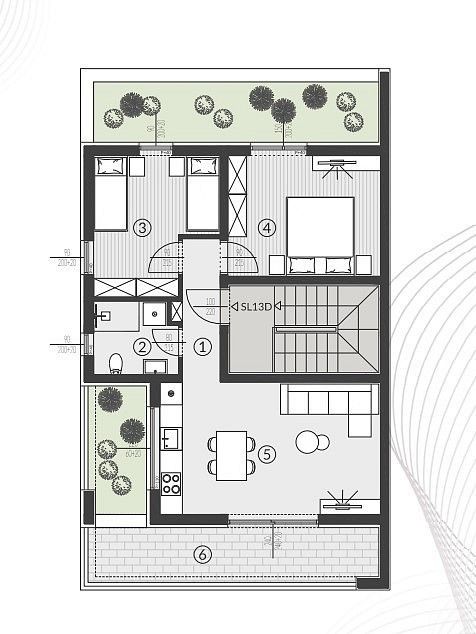 Byty, Pula, Istarska županija, Chorvatsko, 61 m² - 1