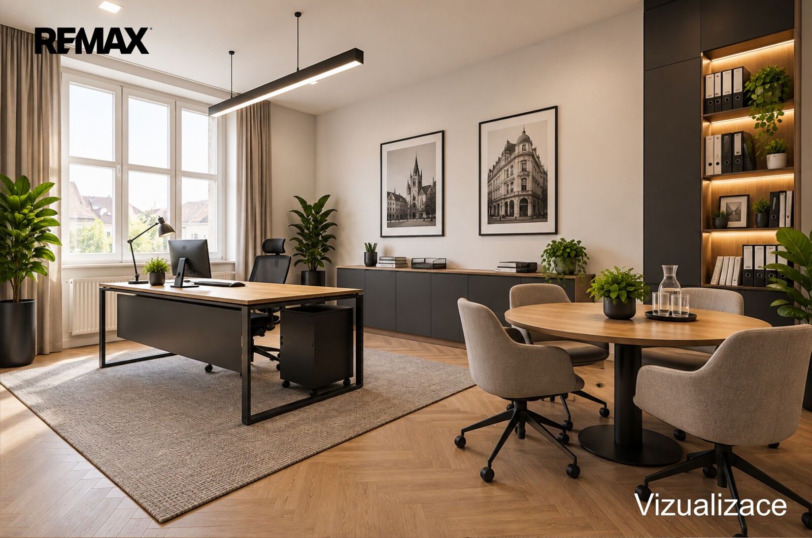 Pronájem kancelář - Mírové náměstí 53, Louny, 229 m² - 5