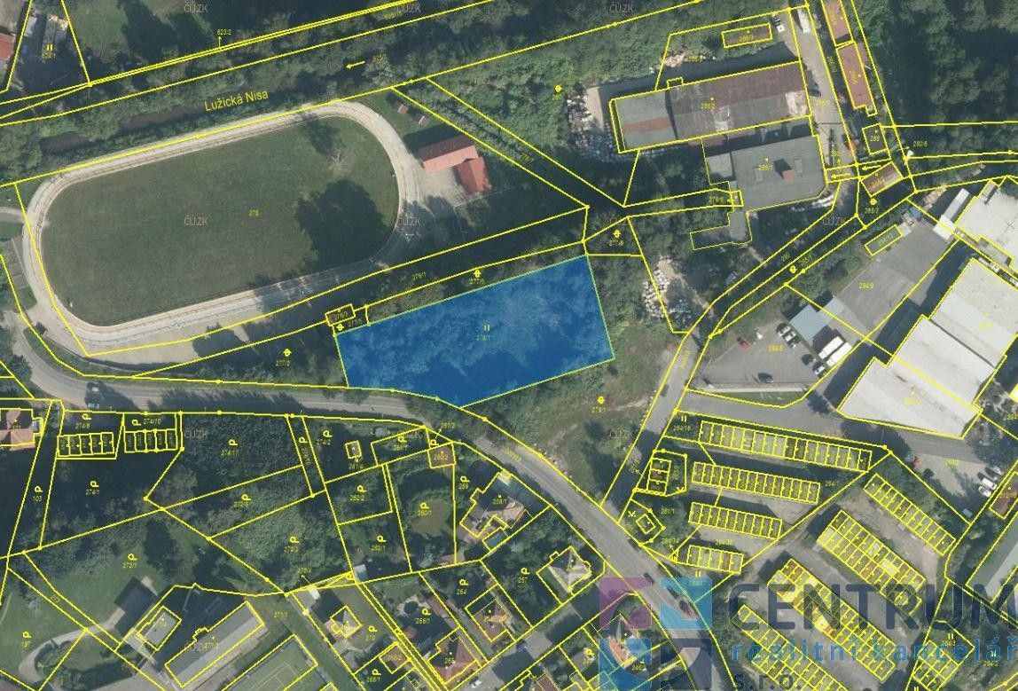 Prodej komerční pozemek - Norská, Liberec