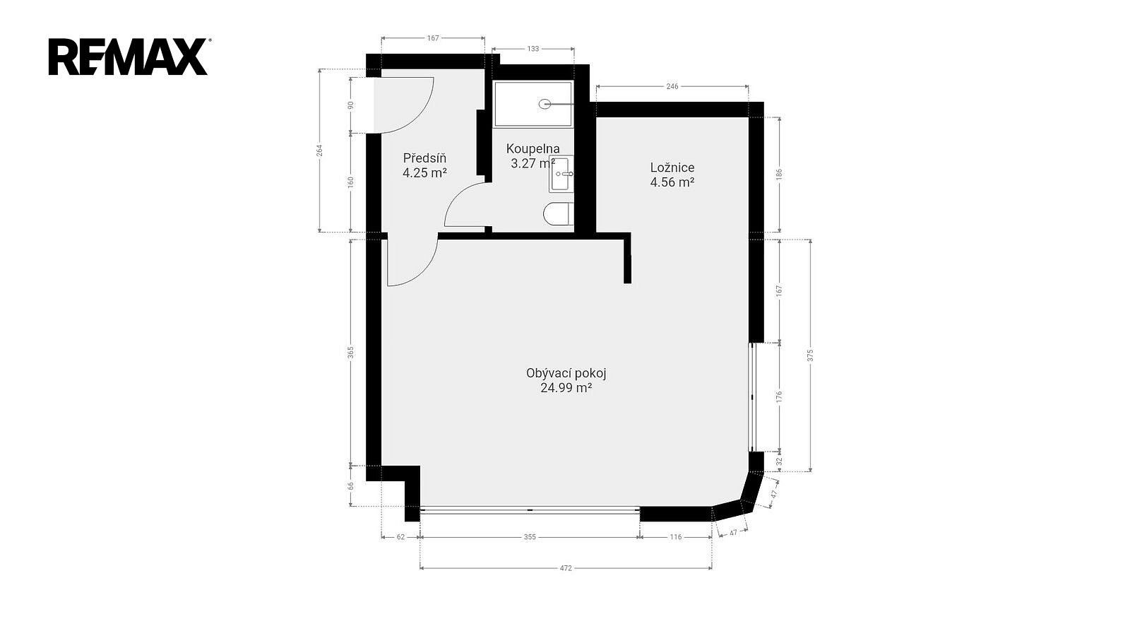 Byt 1+kk · 37 m² · Praha - Radlice, okres Praha 5, Hlavní město Praha - 3