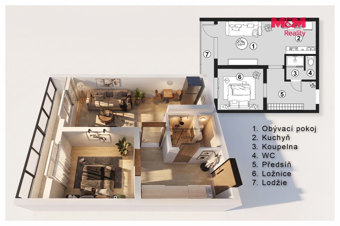 2+kk, Kojetická, Neratovice, 46 m² - 2
