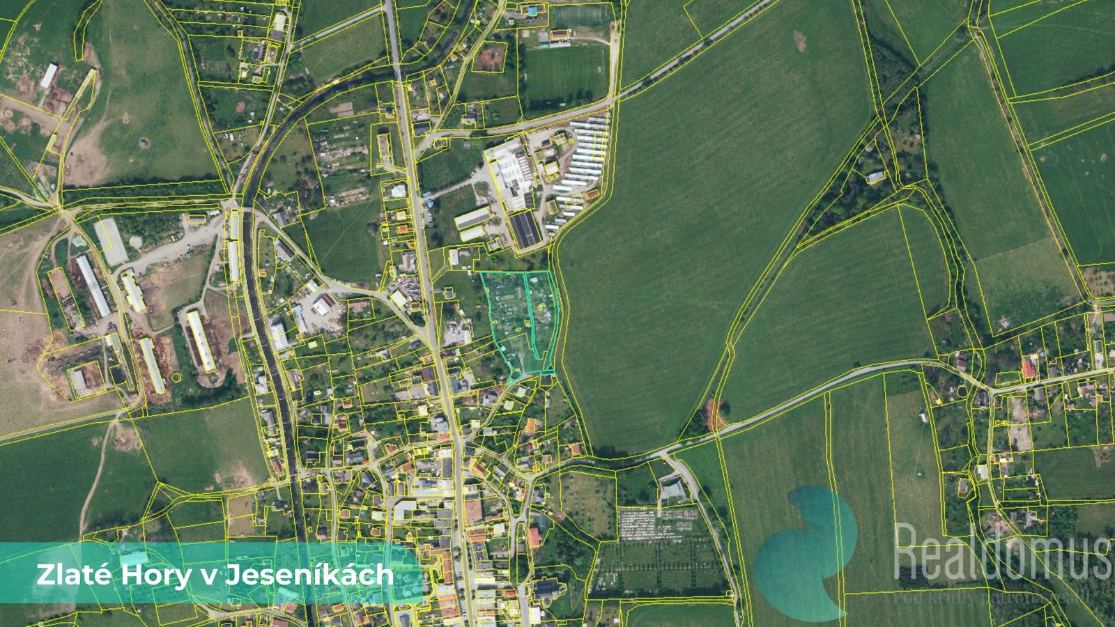 Prodej zahrada - , Zlaté Hory, 592 m²