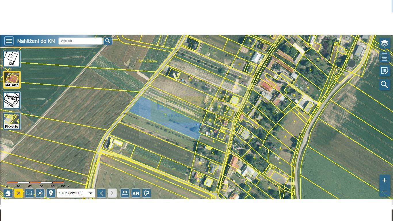 Prodej pozemek pro bydlení - náměstí Míru, Fryšták