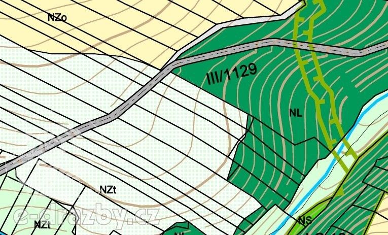 Prodej les - Chotýšany, 21 423 m²