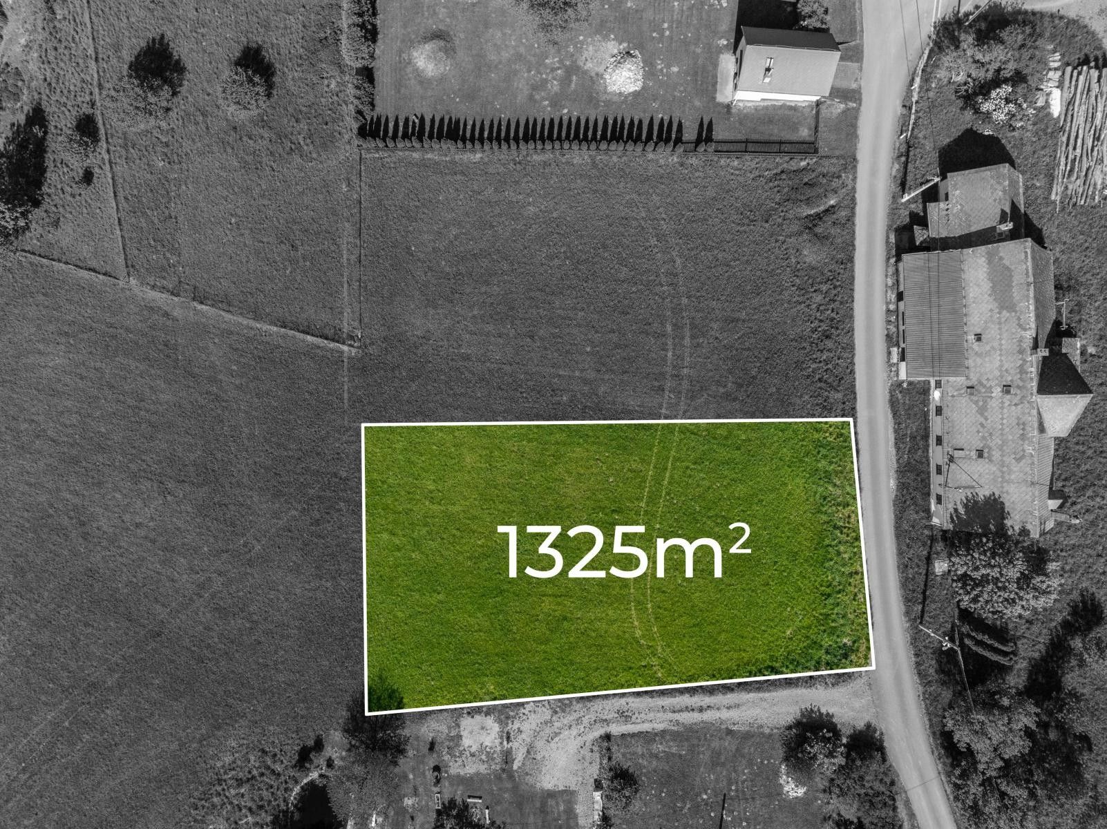 Pozemky pro bydlení, Zadní Ves, Karlovice, 1 325 m²