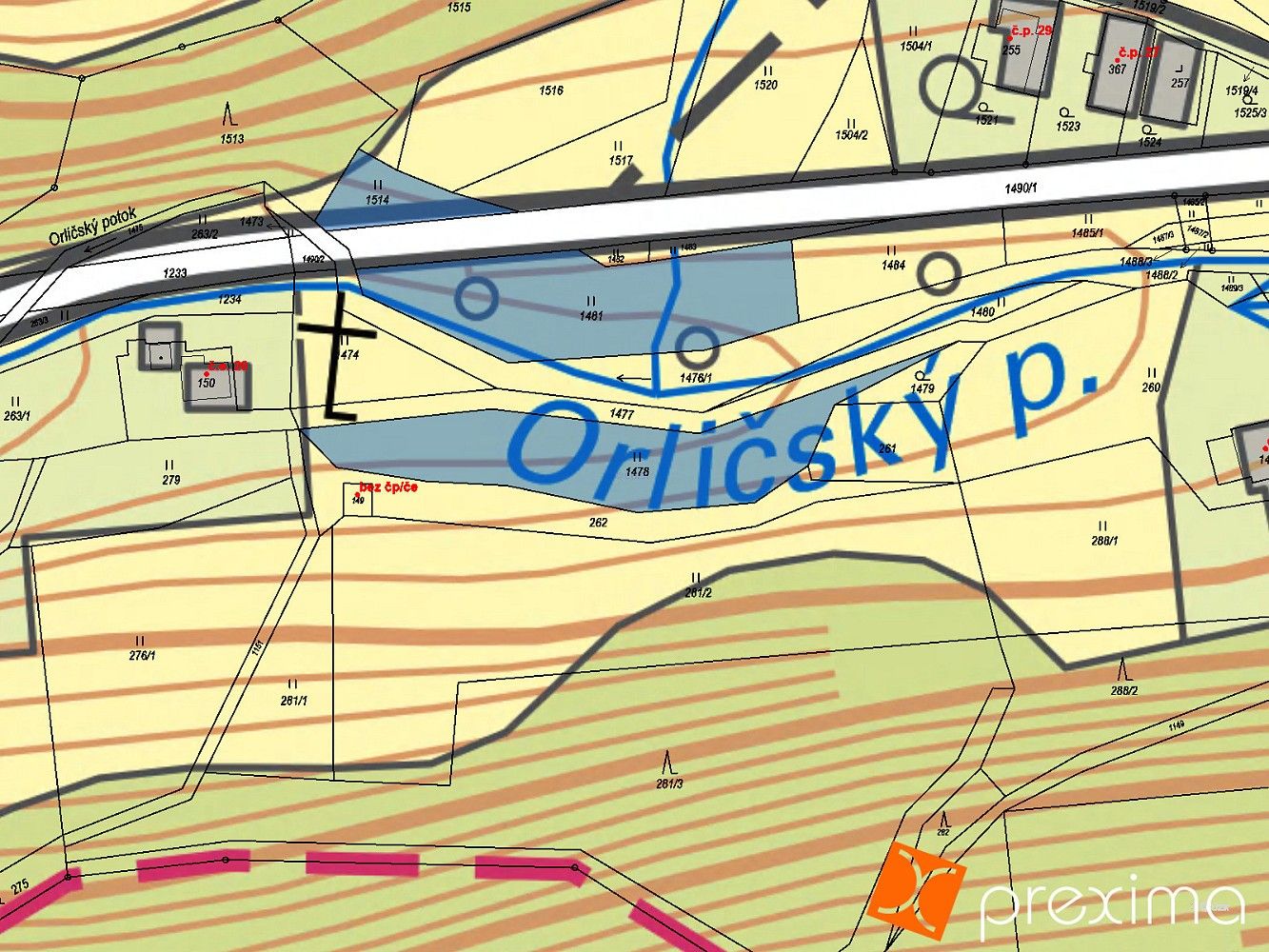 Pozemek · Orličky, okres Ústí nad Orlicí, Pardubický kraj - 3