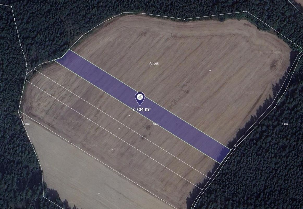 Zemědělské pozemky, Černíny, 3 867 m²