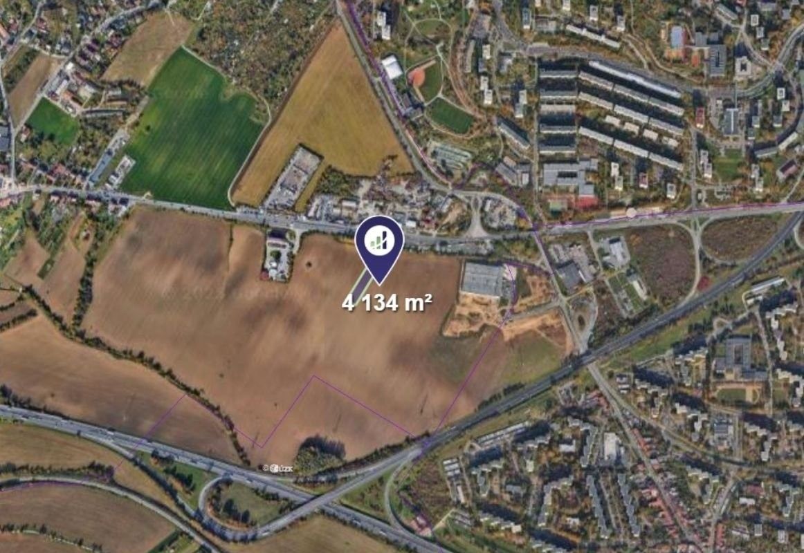 Prodej komerční pozemek - Brno, 4 134 m²