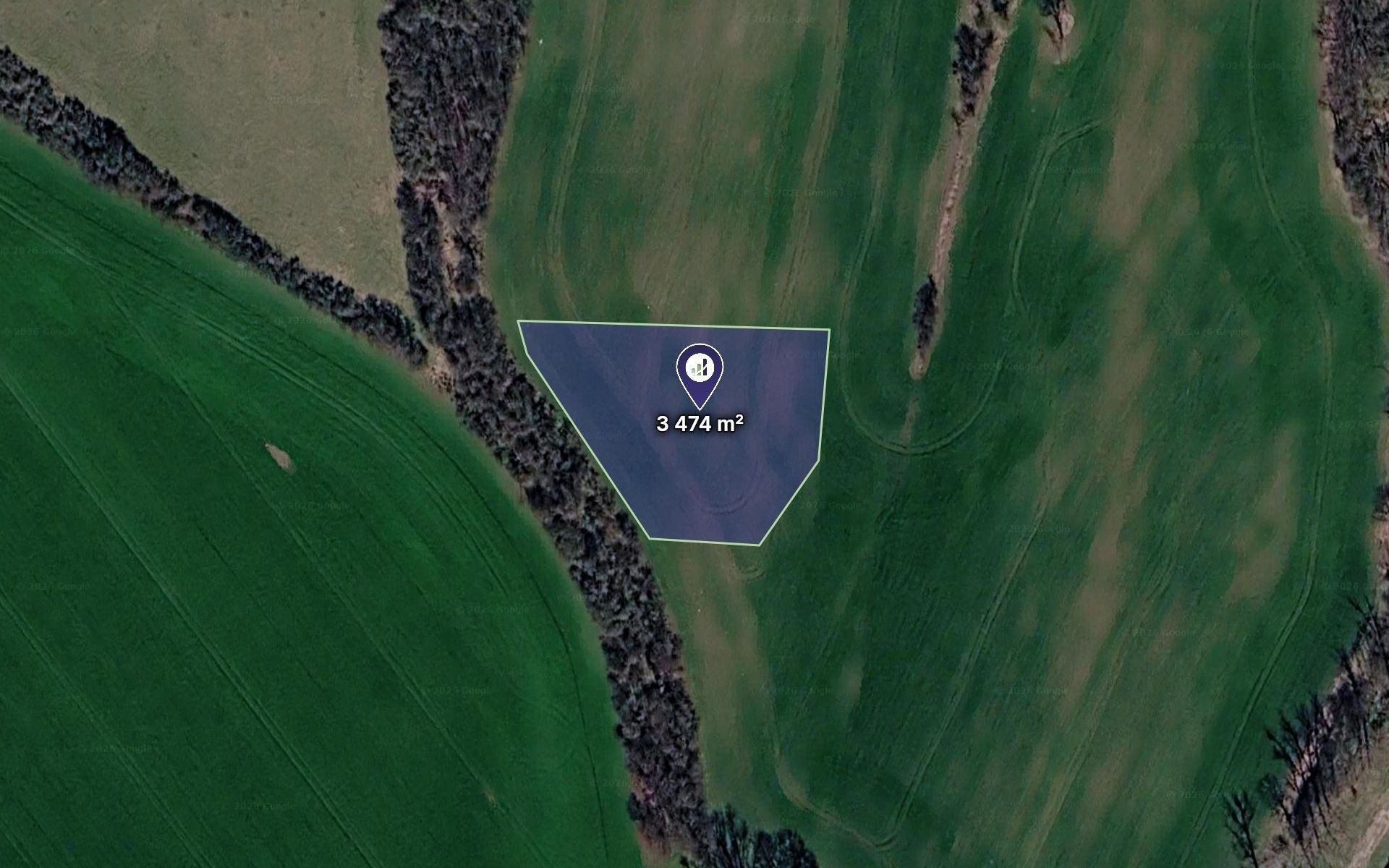 Zemědělský pozemek · 14 384 m² · Semčice - 3