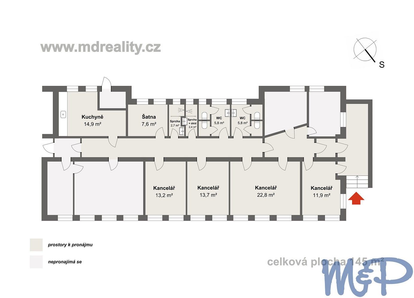 Výrobní prostory, Polná, okres Jihlava, Kraj Vysočina, 461 m² - 2