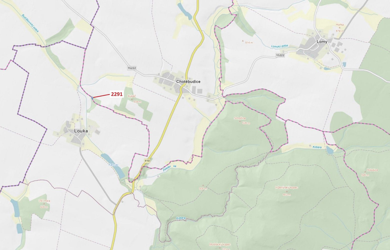 Lesy, Chotěbudice, okres Třebíč, Kraj Vysočina - 1