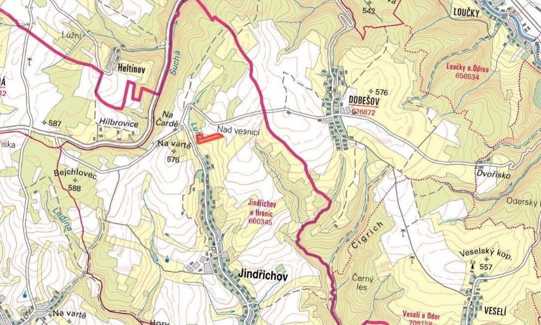 Prodej louka - Jindřichov - 2