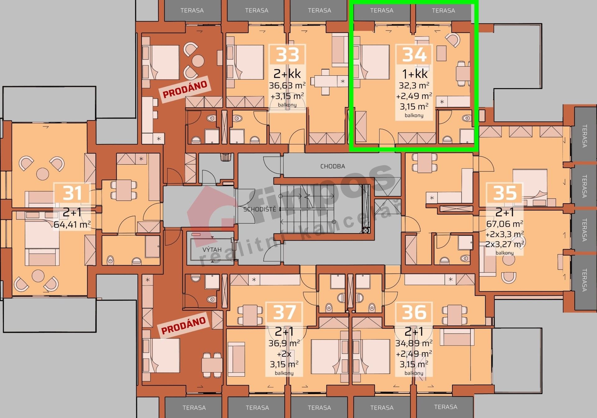 1+kk, Benecko Štěpanická Lhota, 32 m² - 1