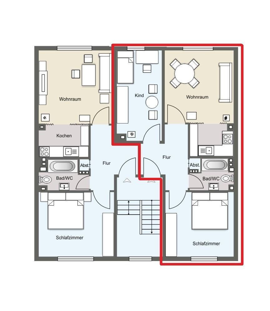 3+1, Bochum Werne Nordrhein-Westfalen 44894, 55 m² - 1