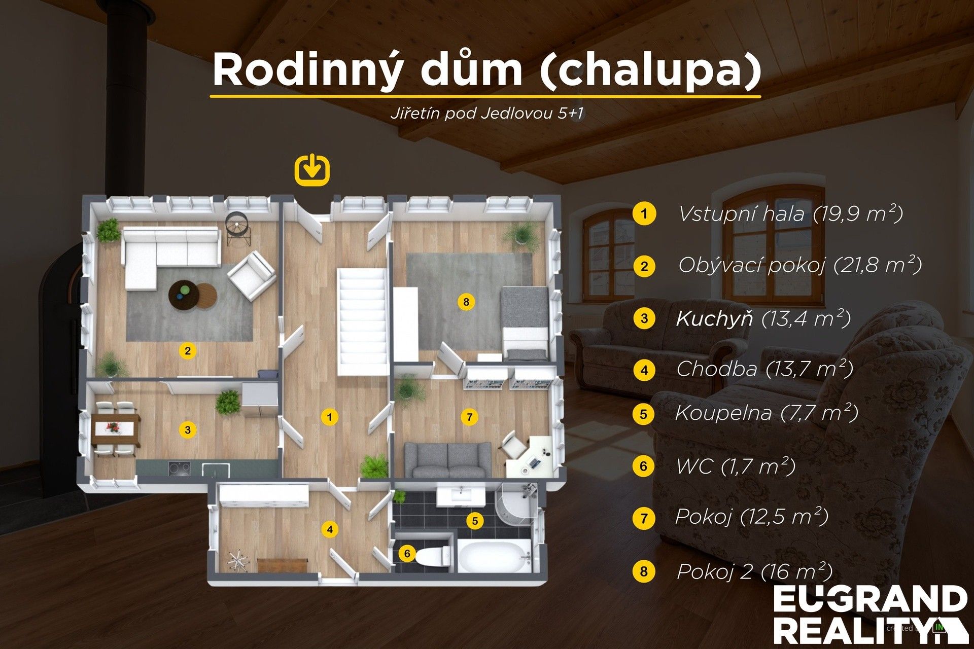 Rodinný dům · 104 m² · Nádražní, Jiřetín pod Jedlovou - 3