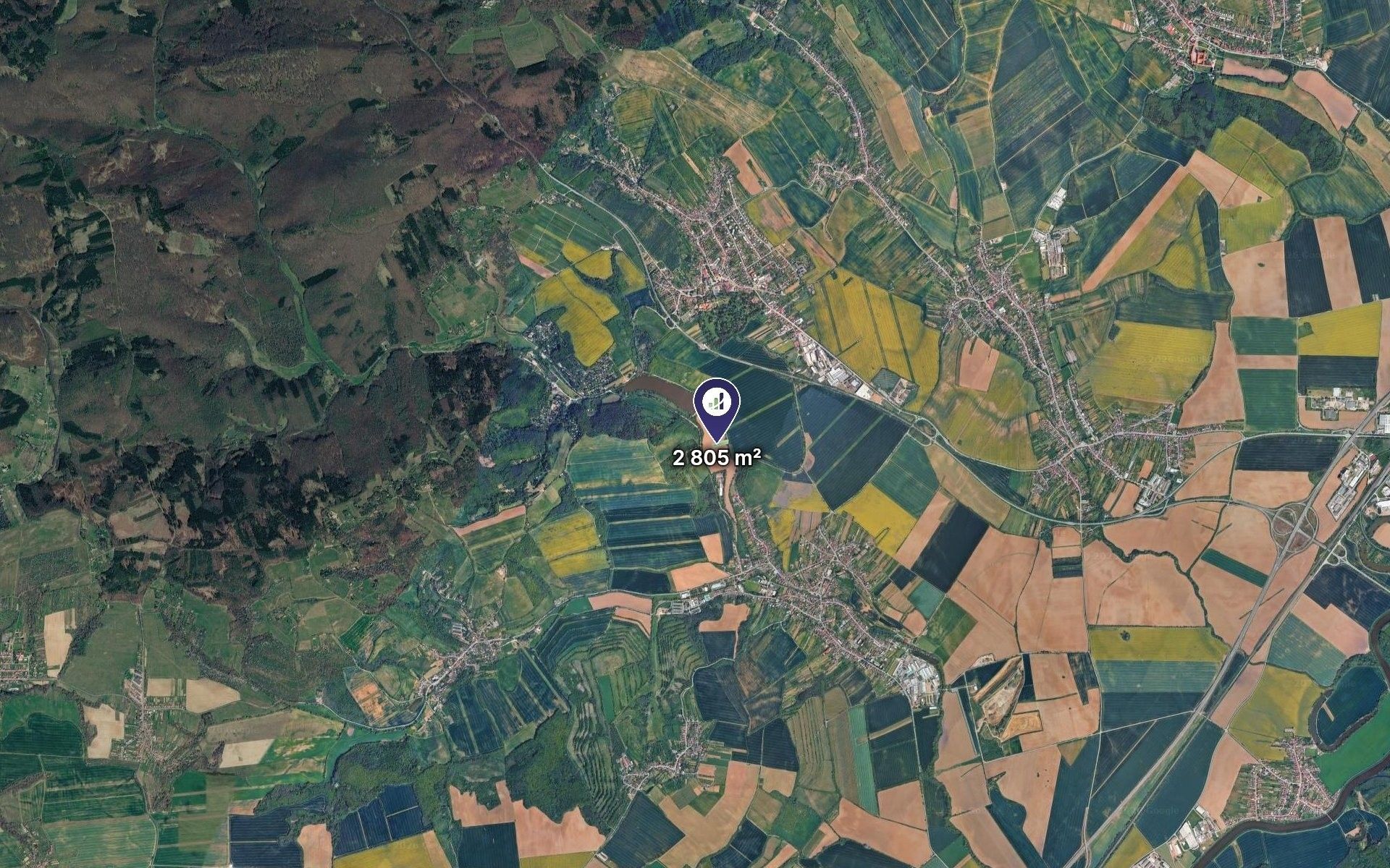 Zemědělské pozemky, Buchlovice, 1 282 m² - 2