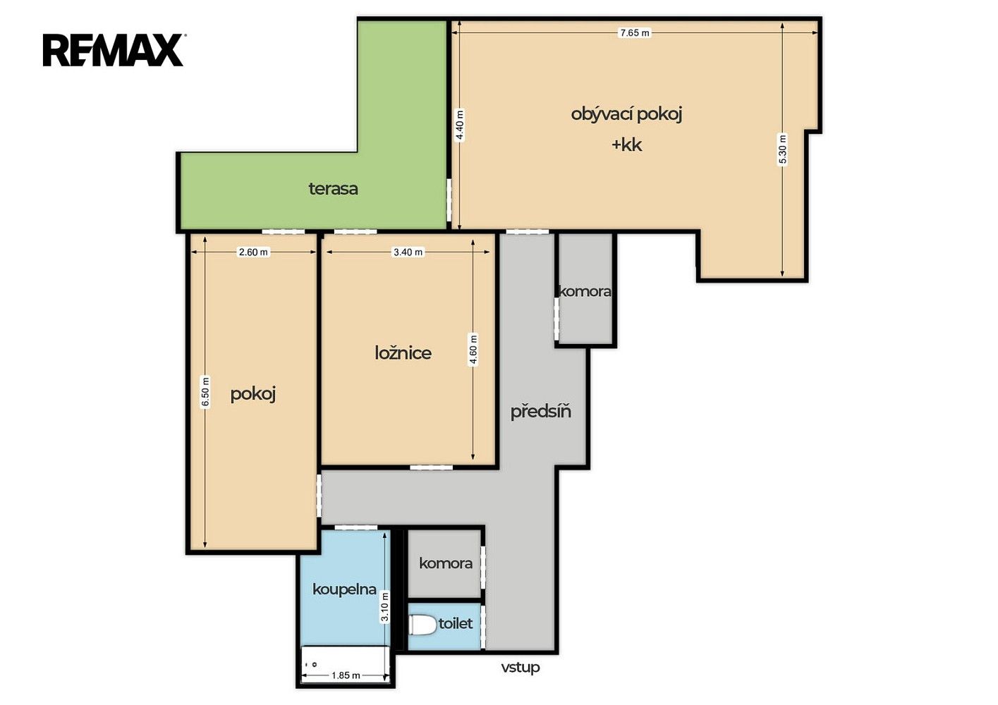 3+kk, Praha - Stodůlky, okres Praha 13, Hlavní město Praha, 95 m² - 2