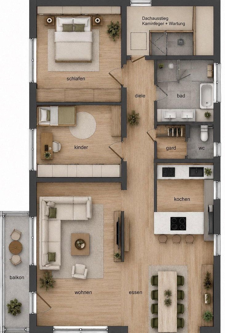 Byt 3+kk · 103 m² · Landwehrstraße 19 Heilbronn Böckingen Baden-Württemberg 74080 - 3