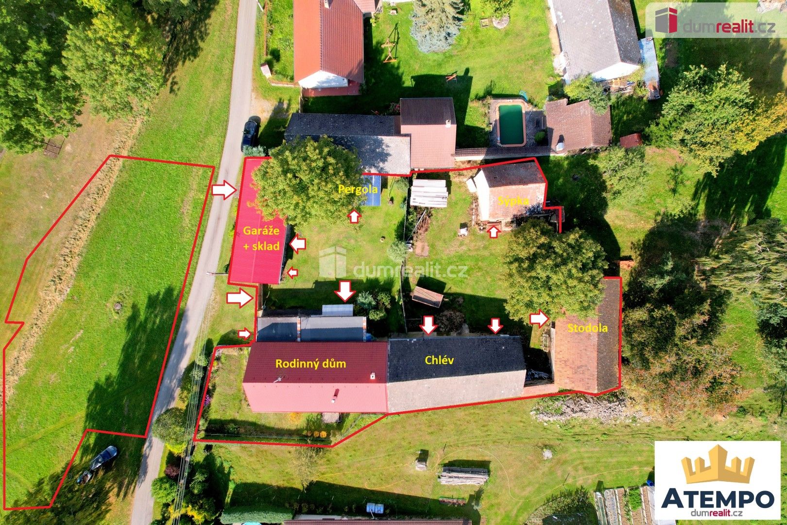 Prodej rodinný dům - Psárov, 486 m²