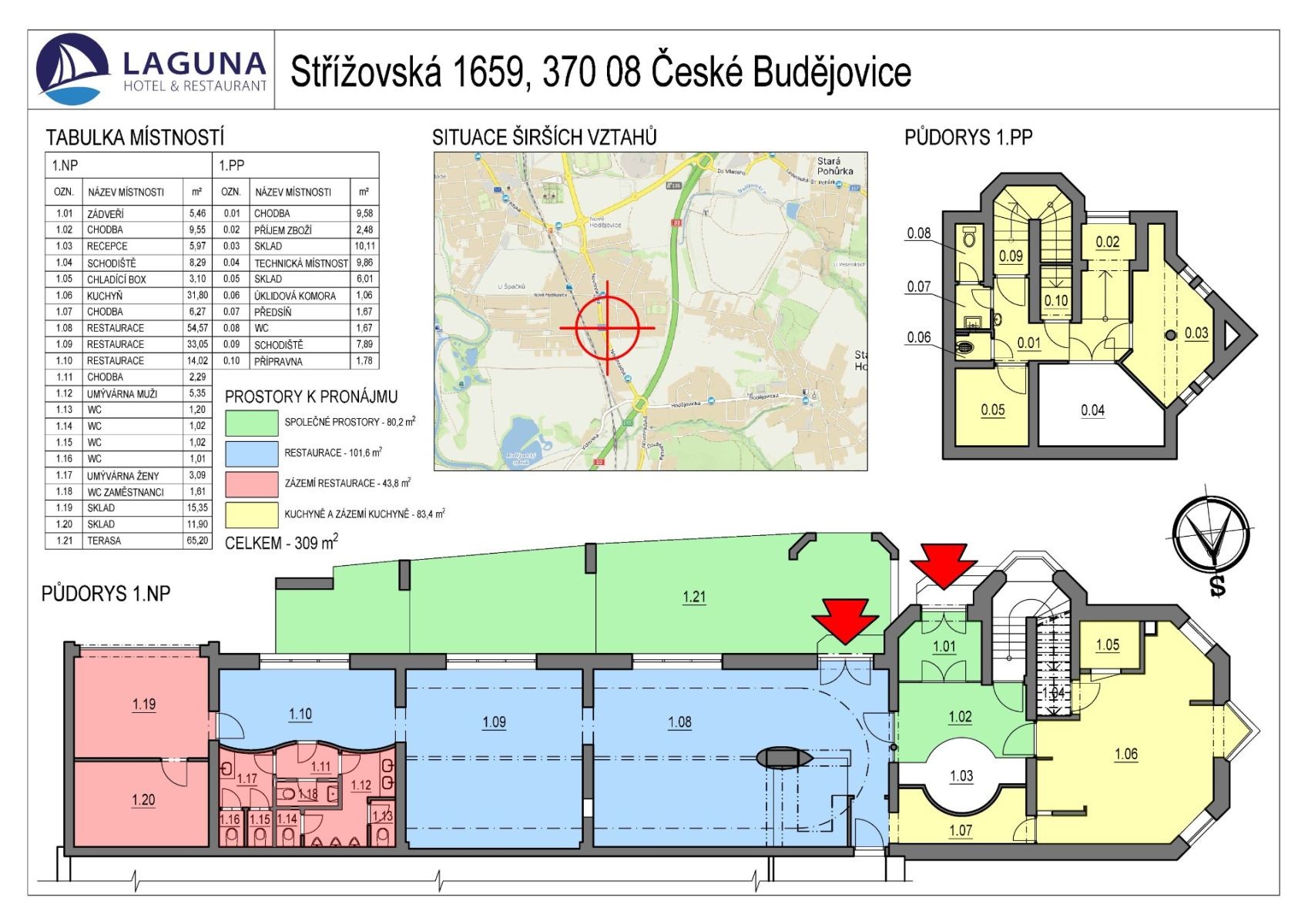 Obchodní prostory · 229 m² · Střížovská, České Budějovice - České Budějovice 6, Jihočeský kraj - 4