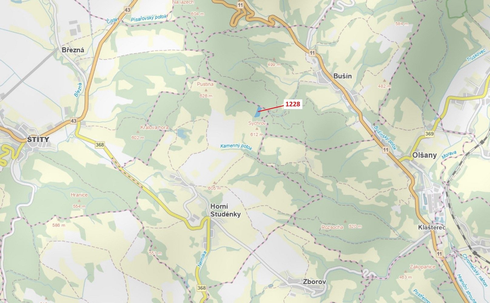 Les, 10 403 m²