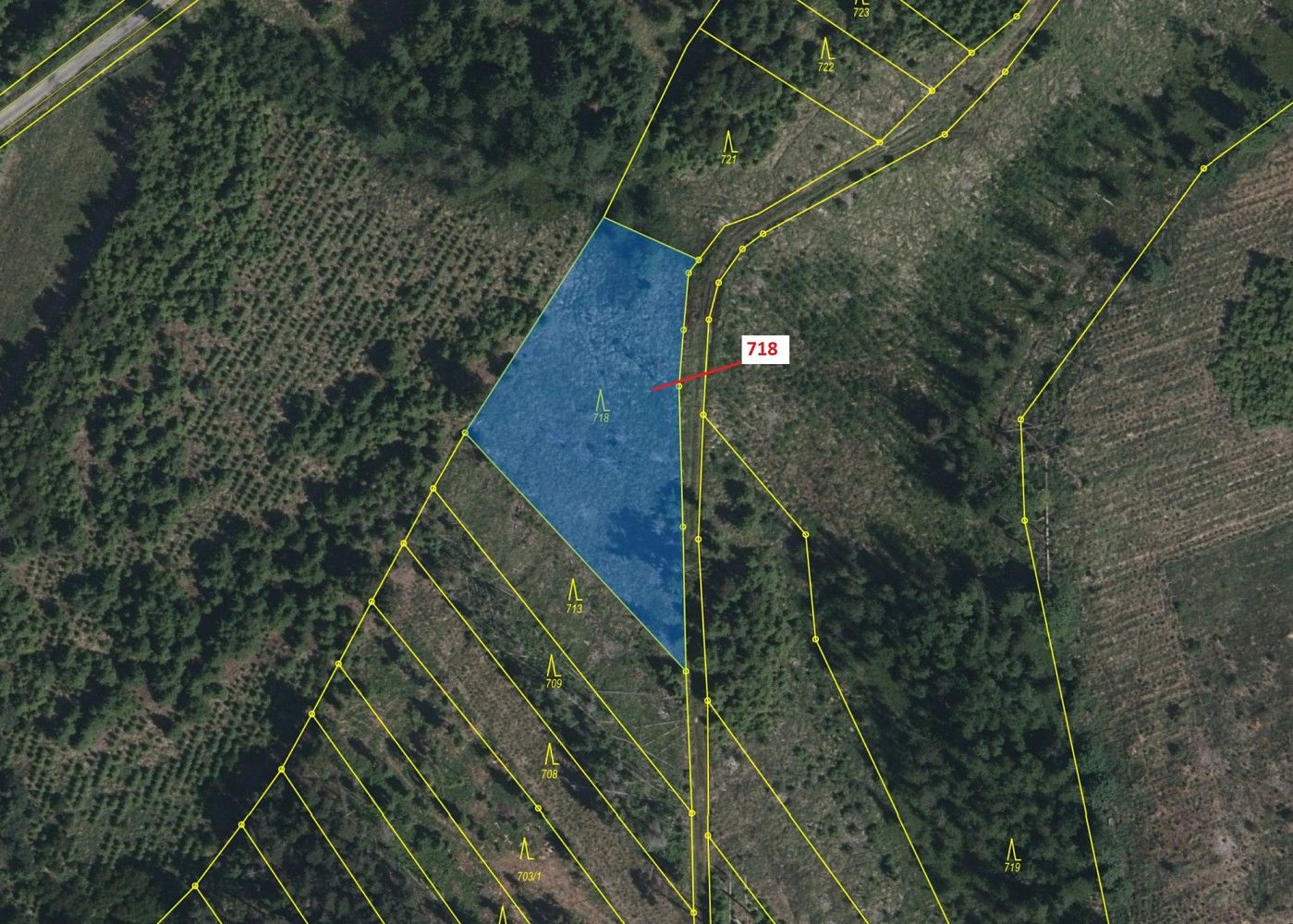 Prodej les - Knínice, okres Jihlava, Kraj Vysočina - 2