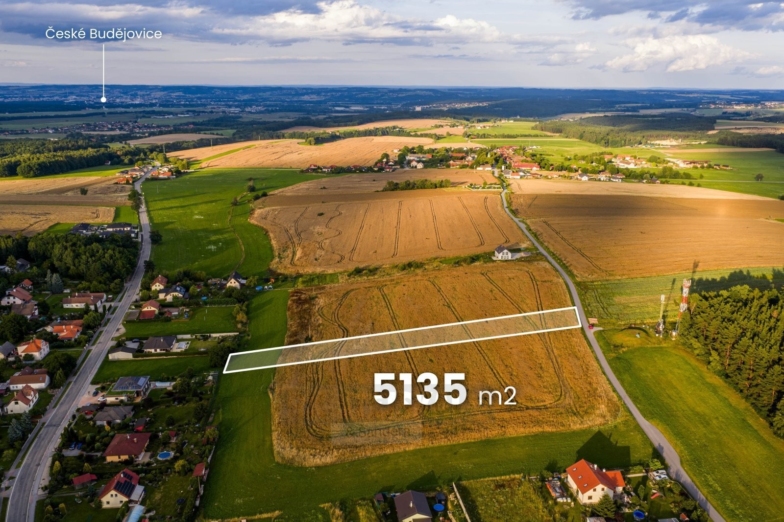 Pozemek pro bydlení · 5 135 m² · Zastávka-Budějovická 190, Vrábče - 3