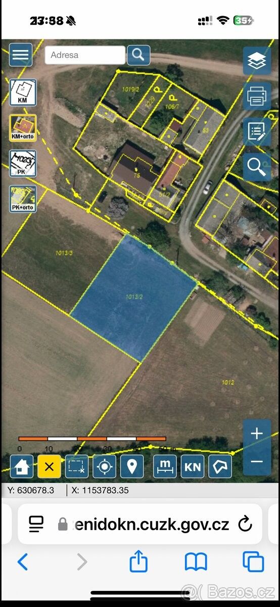 Pozemky pro bydlení, Náměšť nad Oslavou, 675 71