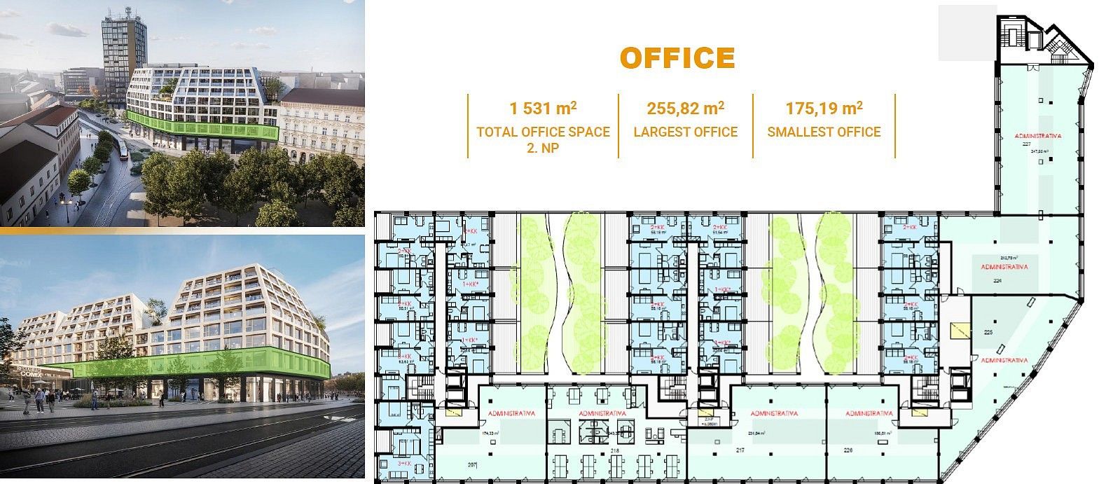 Kanceláře, Plzeň, okres Plzeň-město, Plzeňský kraj, 220 m² - 2