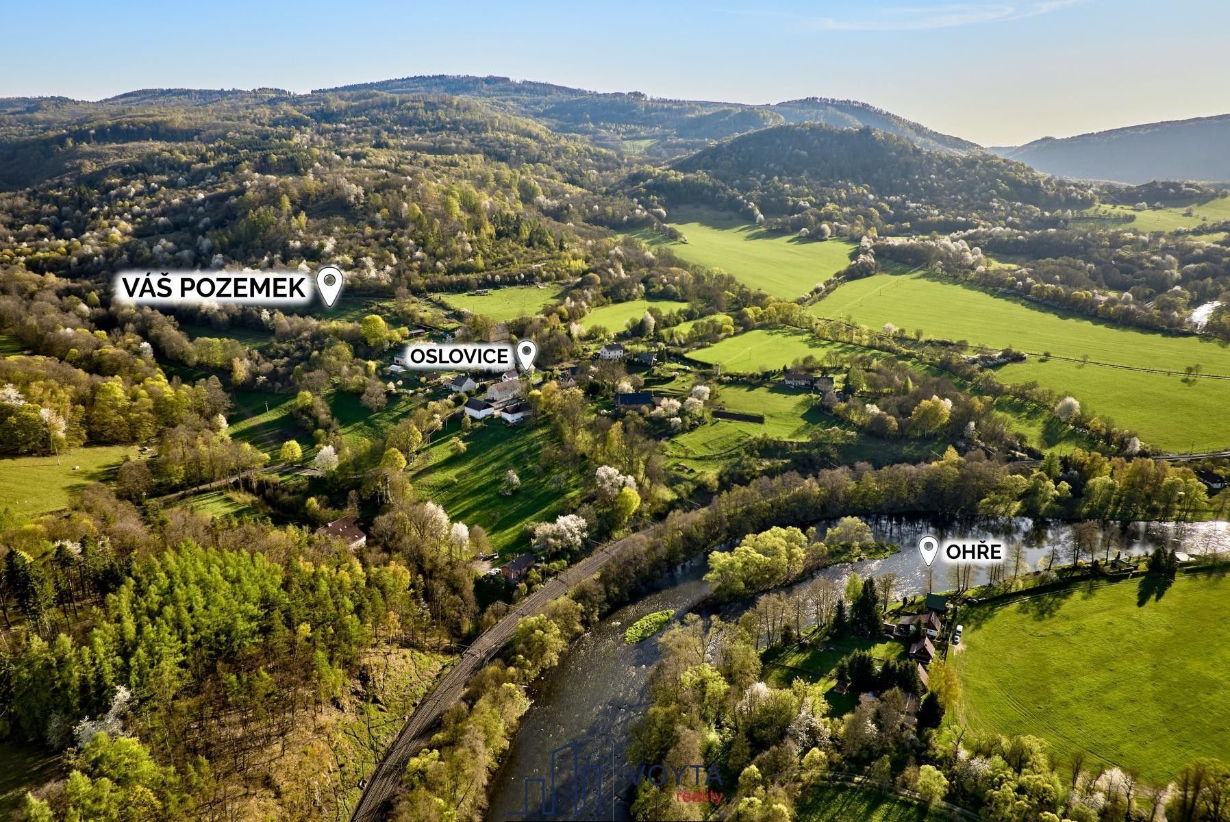 Pozemek pro bydlení · 13 326 m² · Oslovice, Okounov - 4