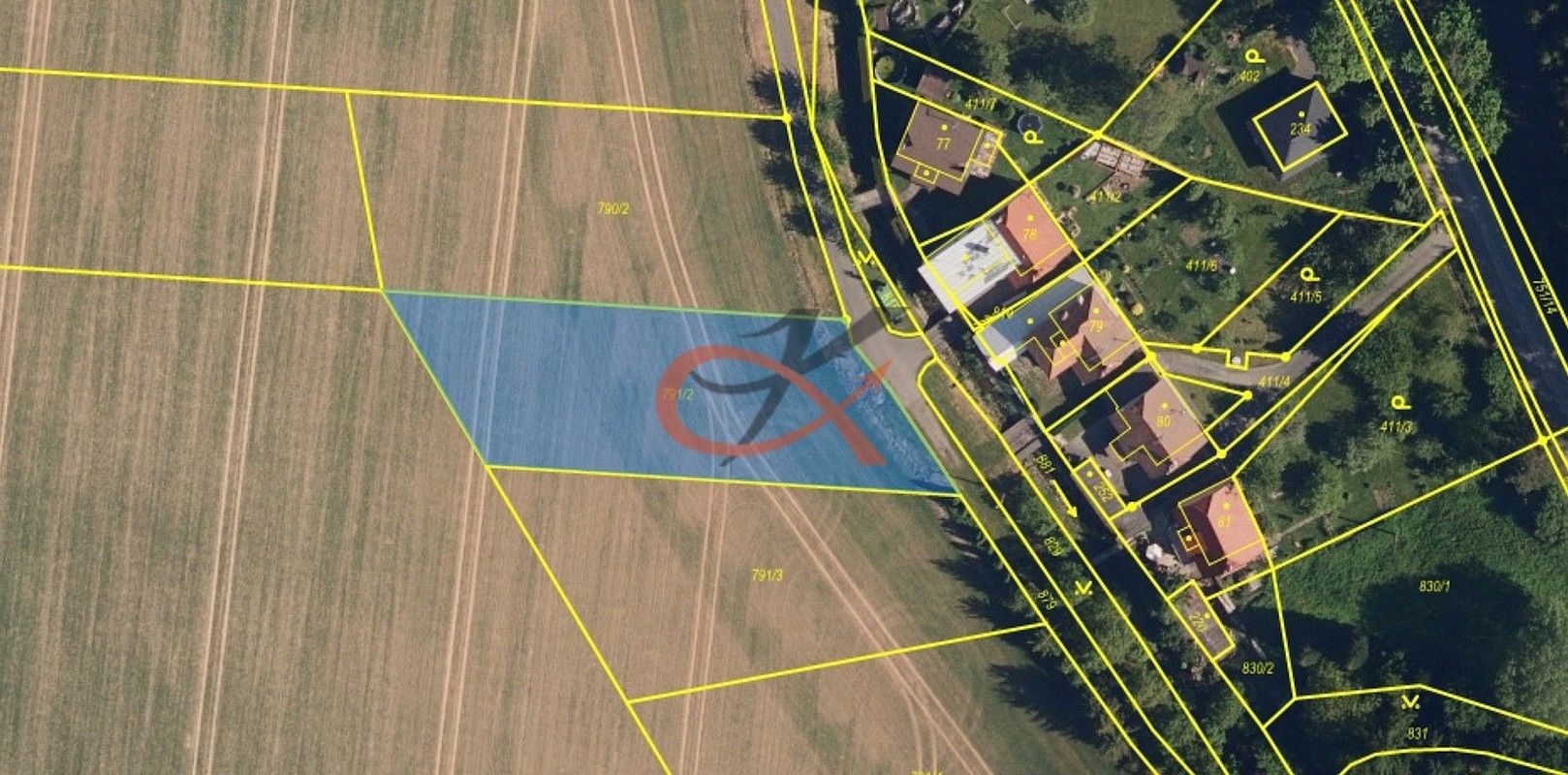 Prodej pozemek pro bydlení - Hrabůvka, okres Přerov, Olomoucký kraj - 2
