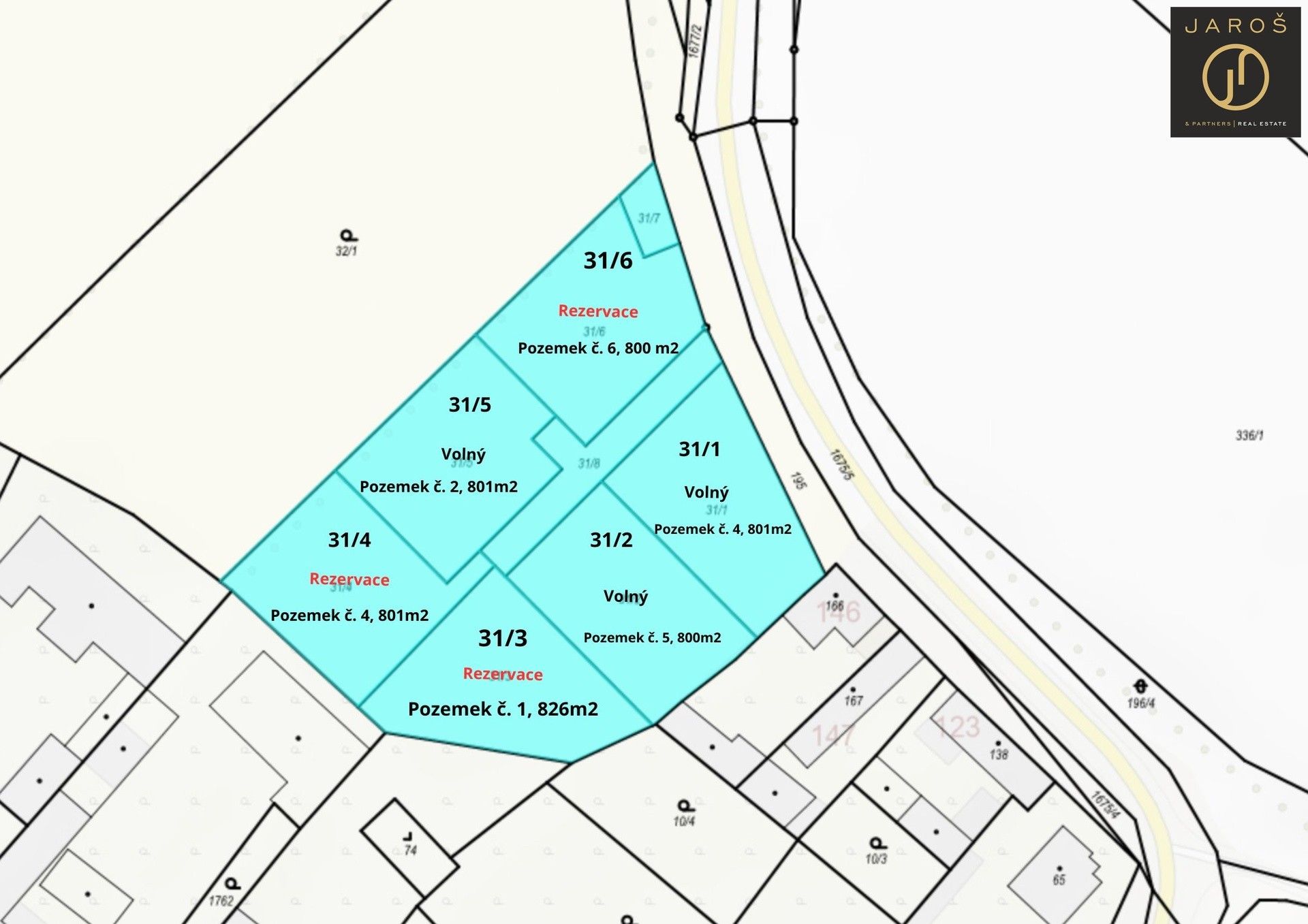 Pozemky pro bydlení, Byšická, Čečelice