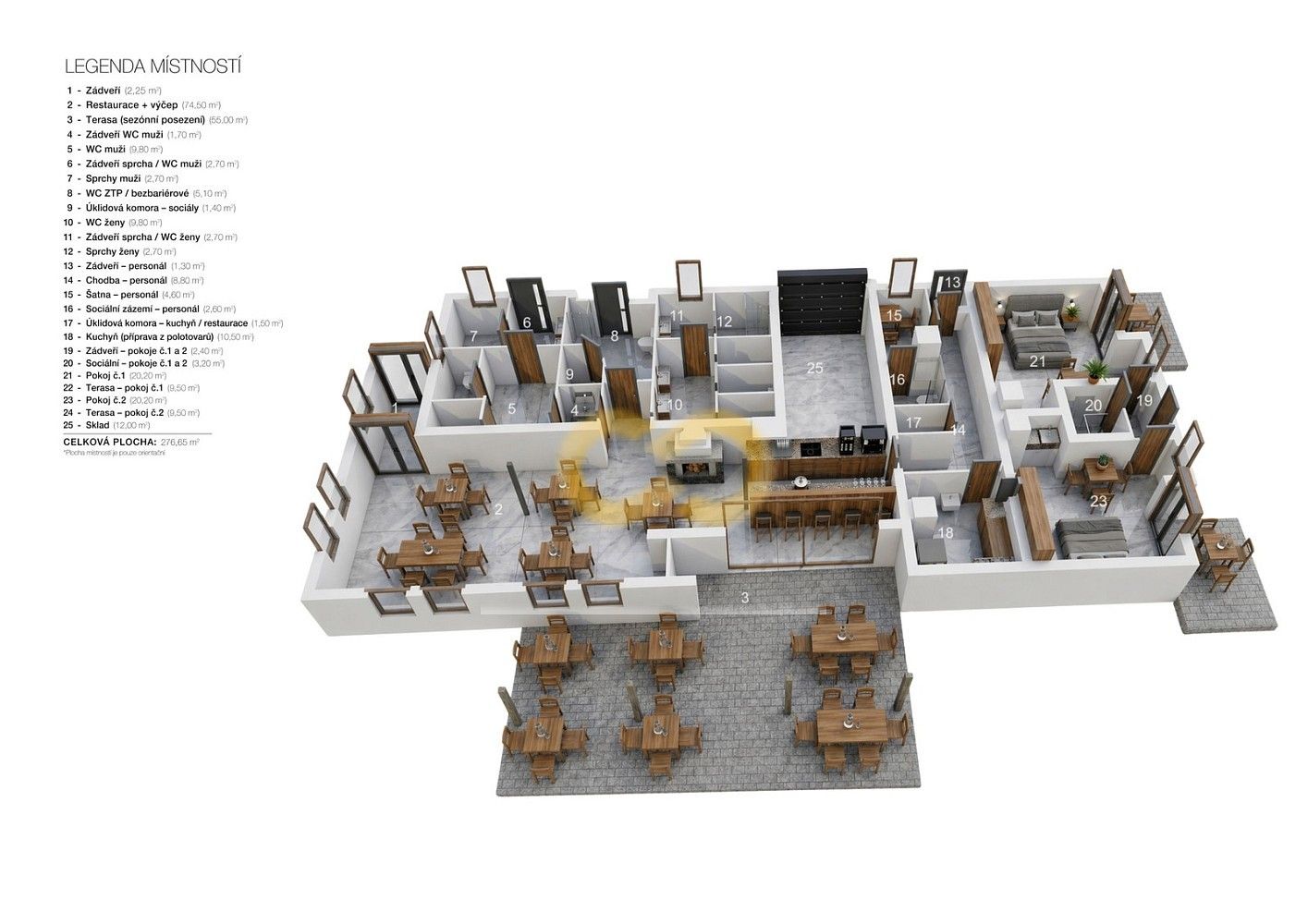 Prodej ubytovací zařízení - Hrdějovice, okres České Budějovice, 544 m² - 5